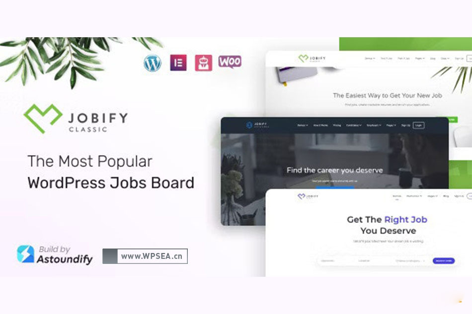 Jobify 求职网站模板WordPress主题 v4.1.0[汉化]