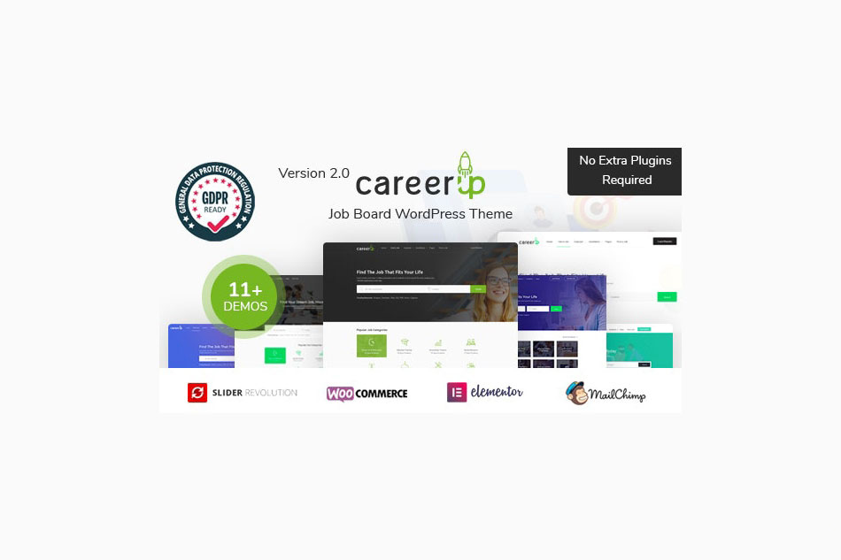 CareerUp 企业招聘求职模板WordPress主题 v2.3.30